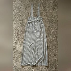 En Creme| Spaghetti Strap Button Up Sundress